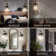 2 Pack Battery Operated Rechargeable Wall Lights, Dimmable LED, 3 Color Temperatures, Waterproof