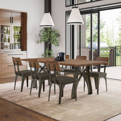 Kusum Table And Symmetry Chairs Dining Set