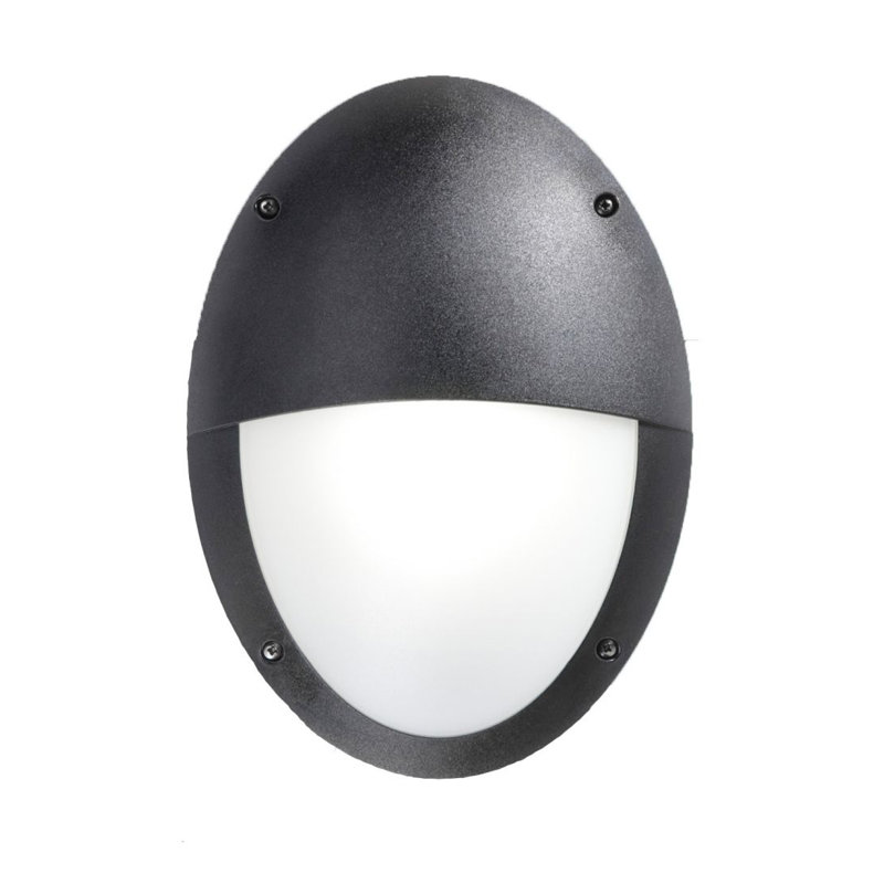 Shabari Outdoor Bulkhead Light, Black