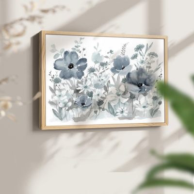 Bleu nature - impression encadrée - réaménageable