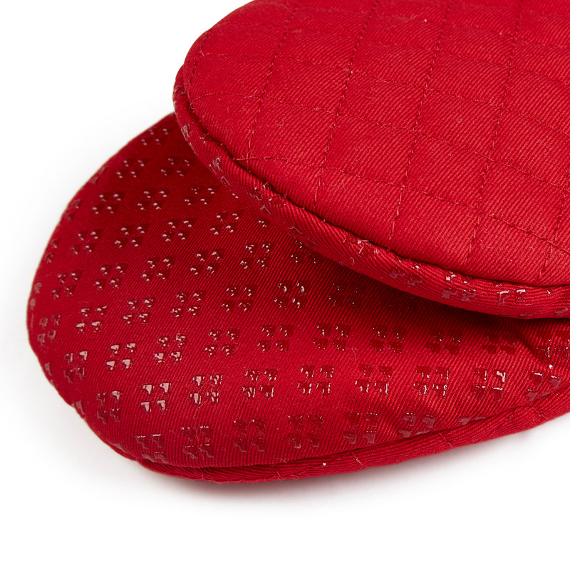 KitchenAid Asteroid Solid Textured Mini Oven Mitt, Red
