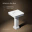 Lavabo de salle de bain rectangulaire 24 "Claude par Studio McGee-128974275-128974277