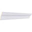 Moulure à couronne lisse traditionnelle H 5 1/2 po x P 3 7/8 po x F 6 3/4 po x L 94 1/2 po