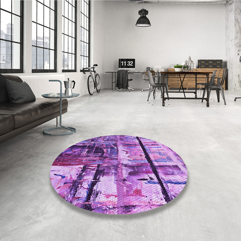 Zech Indoor Rug, Round 5'