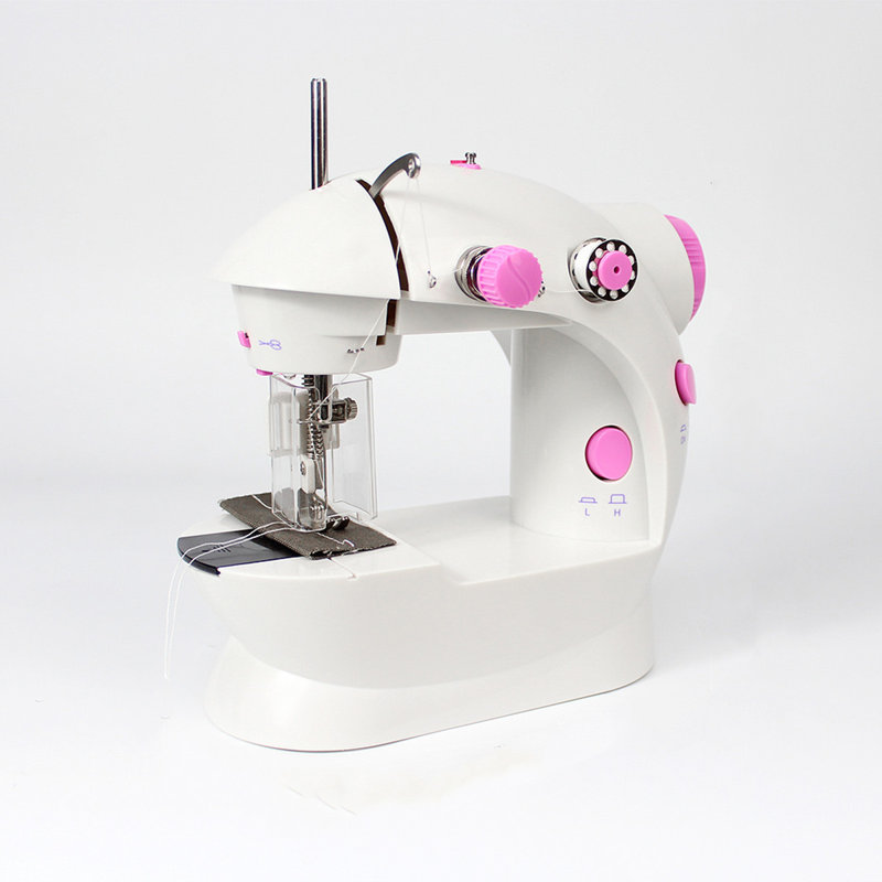 BTY Mini Sewing Machine Home Sewing Spool, Pink