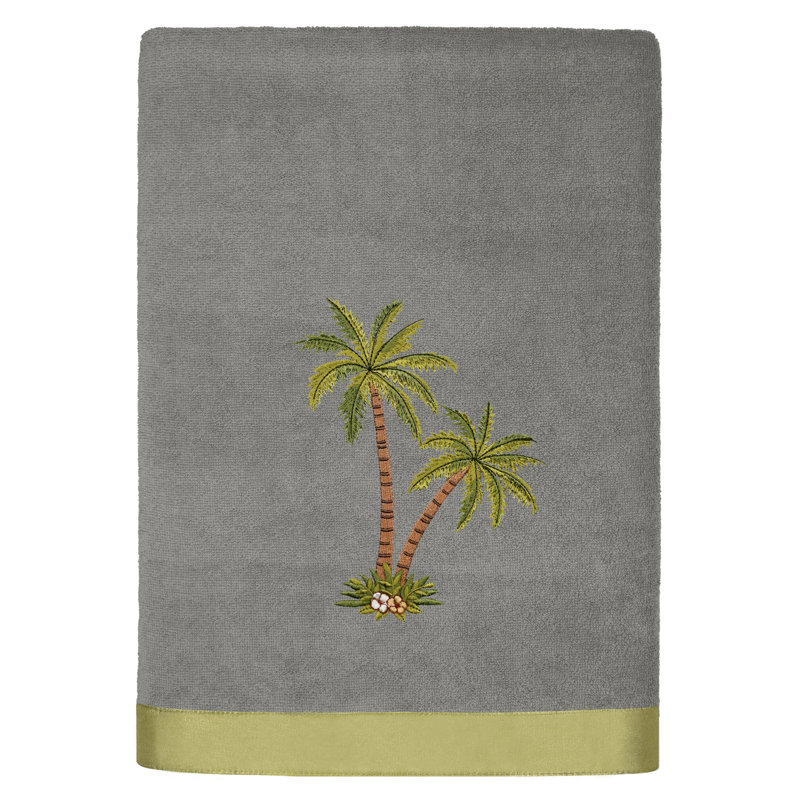 Anastasika 3 Piece Turkish Cotton Towel Set, Charcoal