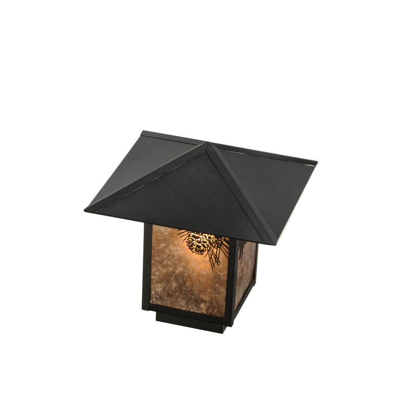 Rustic Lodge 1 - Light Lantern Head, Silver Mica