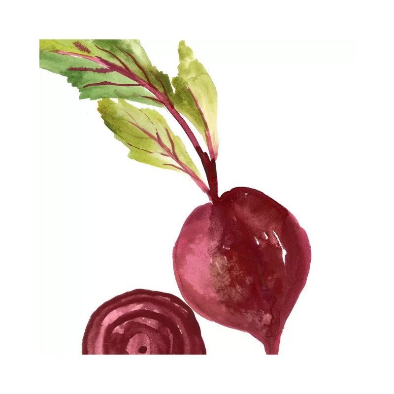 Beet by Asia Jensen - Wrapped Canvas Painting