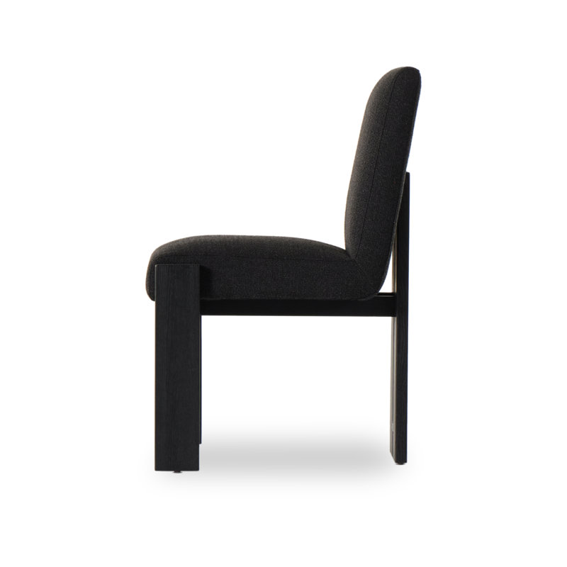 Roxy Dining Chair, Gibson Black, Black/Black
