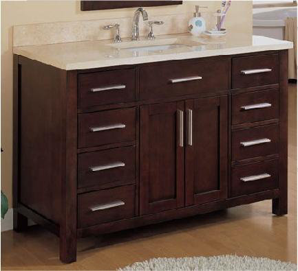 Monaco 48" Bathroom Vanity Base Only