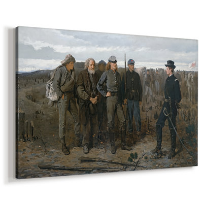 Prisoners from the Front-Winslow Homer-Gallery Wrapped Canvas-1866