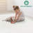 High-Low Medallion Area Rug Polypropylene Stain Resistant Non-Shedding Cream 5'3" x 7'6"-62644313