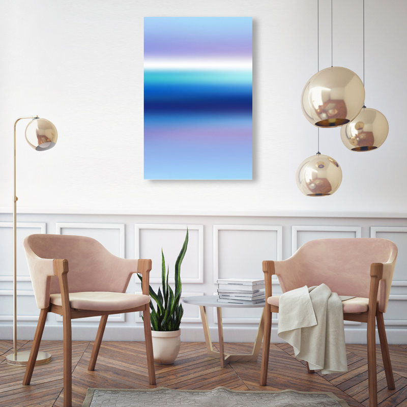 Moonlit Gradient Canvas Abstract Print by Oliver Gal, Black Frame, 10 x 15, 15"H x 10"W, Gallery Wrapped
