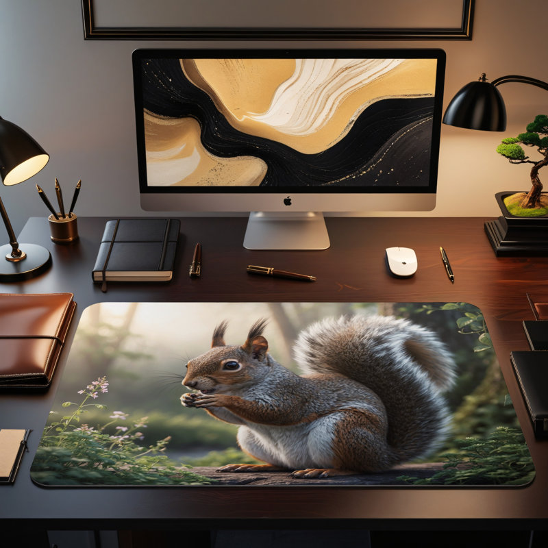 Polyester Desk Pad, 31.5x15.5