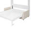 Grand lit escamotable mural avec coussin, grand lit, blanc-1694003759