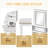 48" Vanity Desk With Mirror And Lights, Makeup Vanity With 7 Drawers And Cushioned Stool, Classic Finish Dressing Table With Hollow Design Drawer For Bedroom-803376290