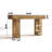 63'' Long Console Table, Farmhouse Entryway Table with Storage, Native Wood Grain Tree Scars, Wooden Rectangular Sofa Table Behind Couch for Entrance, Hallway, Living Room, Foyer (Natural Wood)-872988340