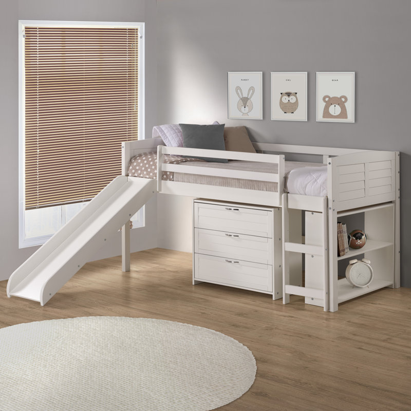 Chowdury Louvre Twin 3 Piece Bedroom Set