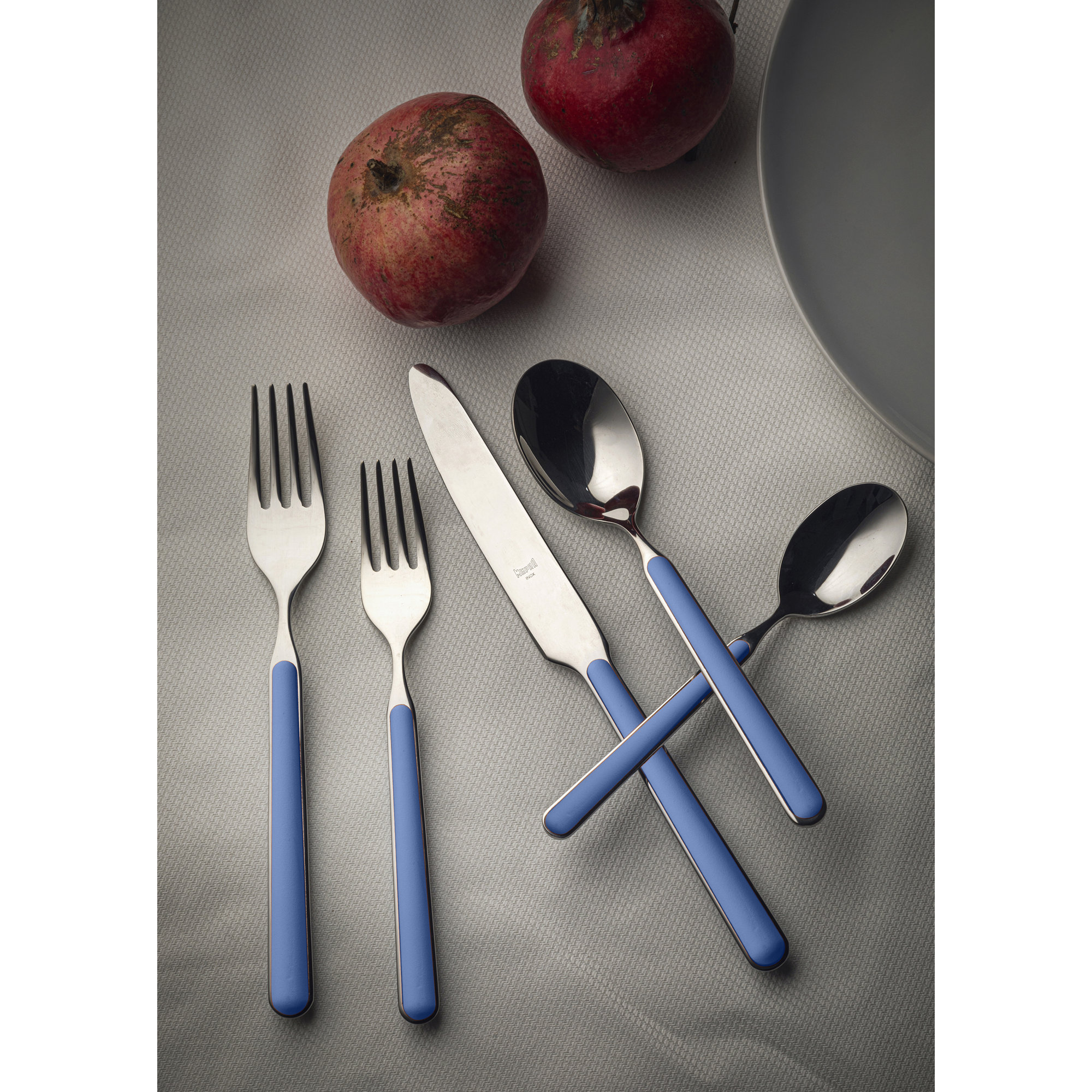 Fantasia Stainless Steel Flatware Set of 20 - Service for 4, Lavender