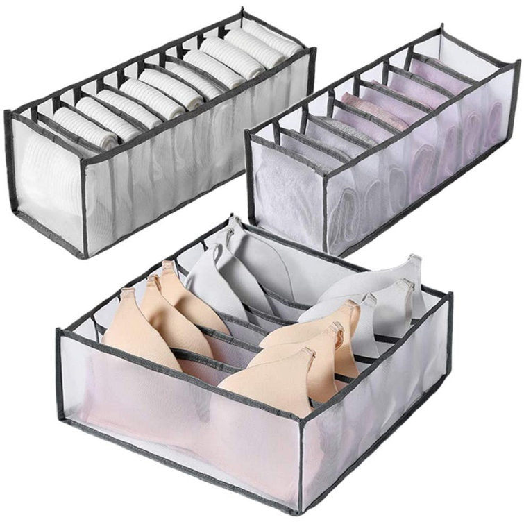 Rebrilliant Collapsible Drawer Organizers,Drawer Organizers,Set Of 3 ...