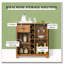 Armoire de rangement robuste et rétro avec conception anti-basculement