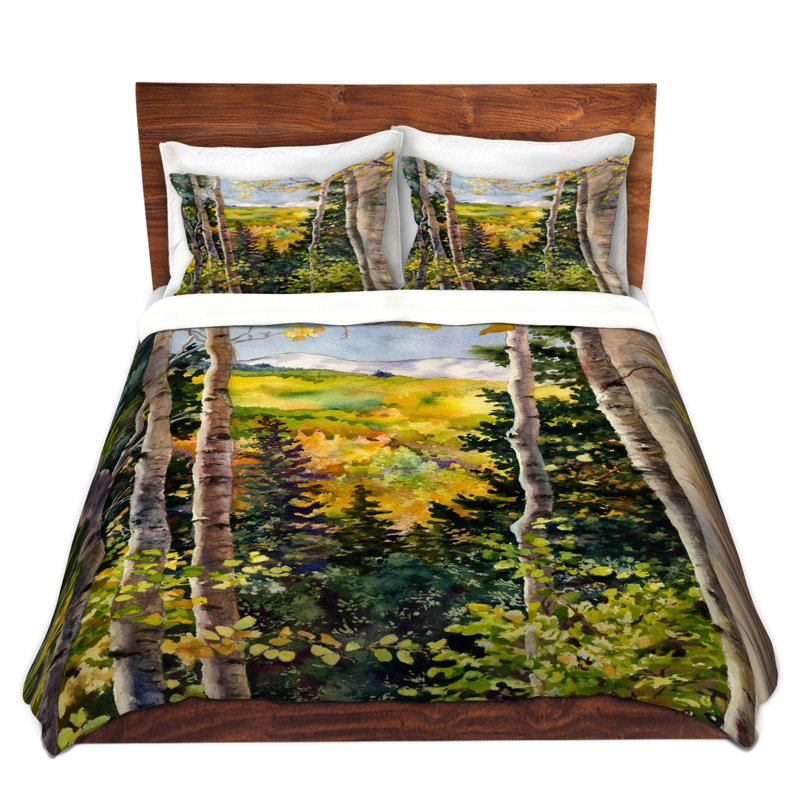 Ensembles de housses de couette DiaNoche en microfibre par Anne Gifford - Aspen Après-midi