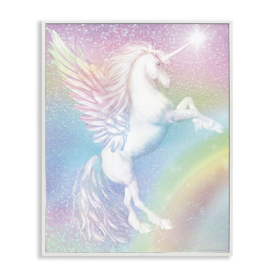 Pastel Glitz Unicorn Giclee Art by Reinders