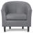 Austin 30"W Upholstered Vegan Leather Contemporary Tub Chair with High Arms and Removable Seat Cushion-88841731