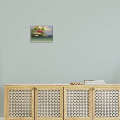 «Summer Coastal Holiday Cottage», estampe numérique par Martin Figlinski
