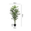 160 cm H Faux Palm Plant in Plastic Pot