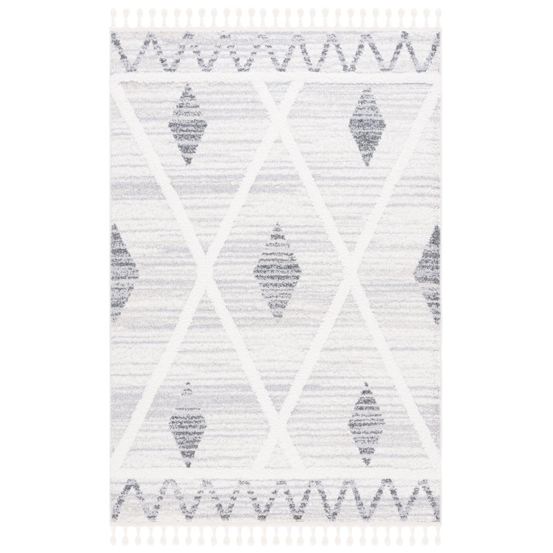 Tapis à poils longs Devondra, Rectangle 5 pi 3 po x 7 pi 6 po