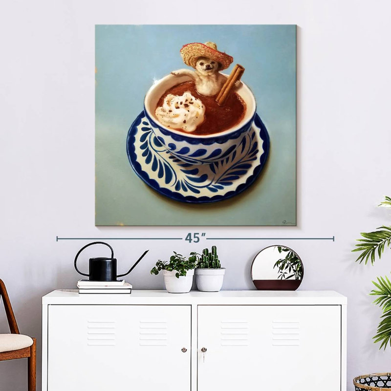 Chocolat chaud Yarlin, H 33 po x l 33 po