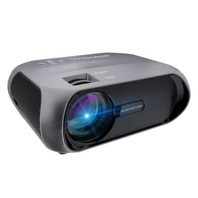 2000 Lumens Portable Projector -  Monster, MHV1-1052-GUN