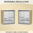 72" H Double Sliding Semi-Frameless Shower Door with 1/4 inch. Clear Glass-88779268