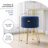 Round Textured Velvet Ottoman with Storage-1039106705-1039106707