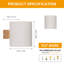 Glass Recessed Wall Light
