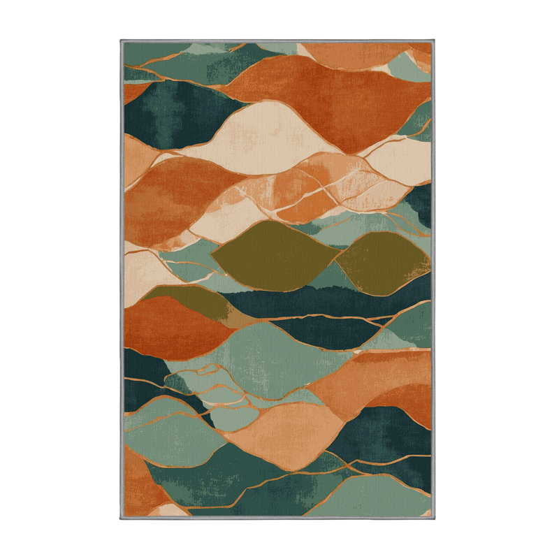Mossy Tides Rug, Rectangle 8' x 12'
