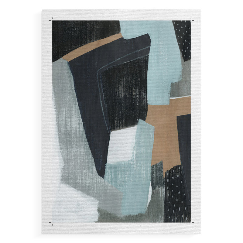 Tangerine Lagoon II - Impression sur toile seulement - SANS CADRE, H 18 po x l 12 po