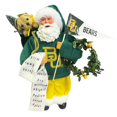 NCAA 12" Baylor Proud Santa