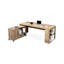 Bureau de direction en bois massif avec tiroirs Burlywood-1901309073-1901309075