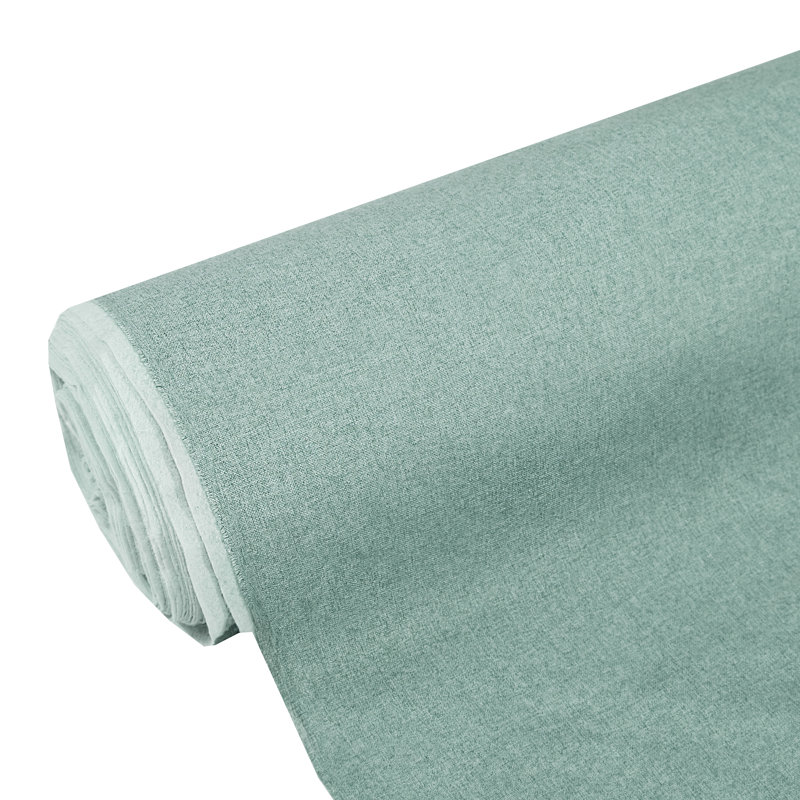 Tissu uni 1 verge, Bleu vert