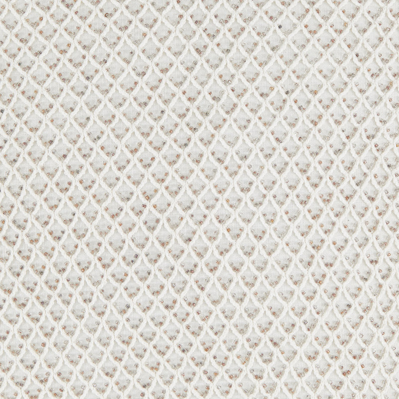 Donna Karan Home Beaded Netting 18In X 18In Decorative Pillow Ivory