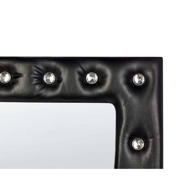 Aimee-Louise Flat Floor Mirror, Black