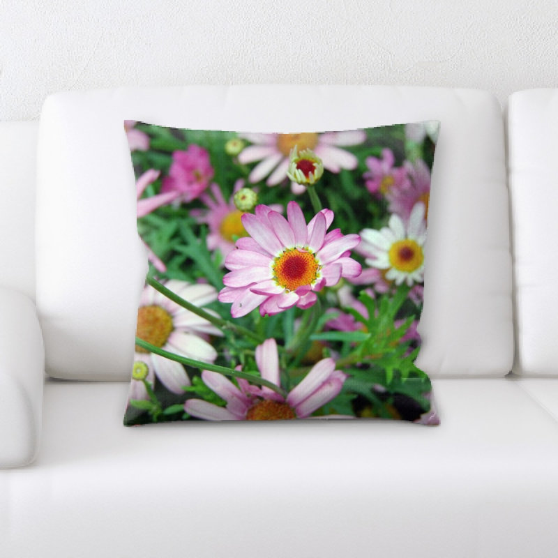 Coussin décoratif fleurs