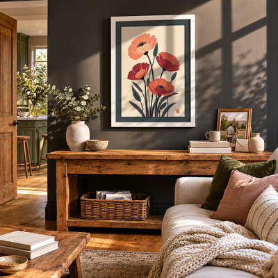 Carnation Studies Botanical - Framed Print