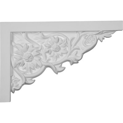 Floral Large Stair Bracket, Right