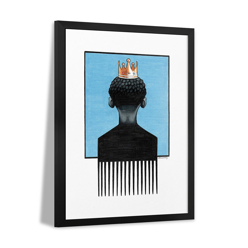 Affiche «Little Little Afropick» par Manasseh Johnson, H 24 po x l 16 po