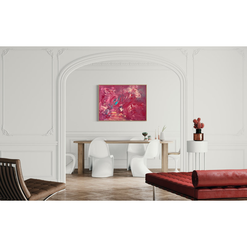 Romance by Fanyu Lin - 2 Piece Wrapped Canvas Painting