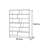 Simple floor-standing bookcase display cabinet
