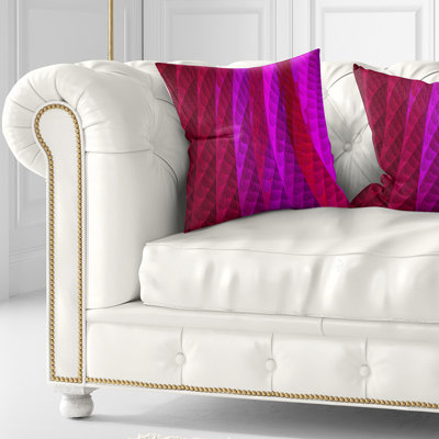 Conception psychédélique superposée - Coussin imprimé abstrait